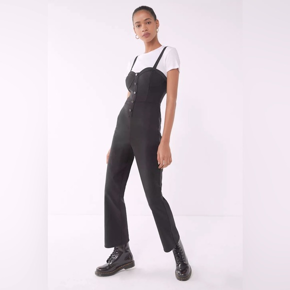 Reformation Bustier Button down Jumpsuit Romper